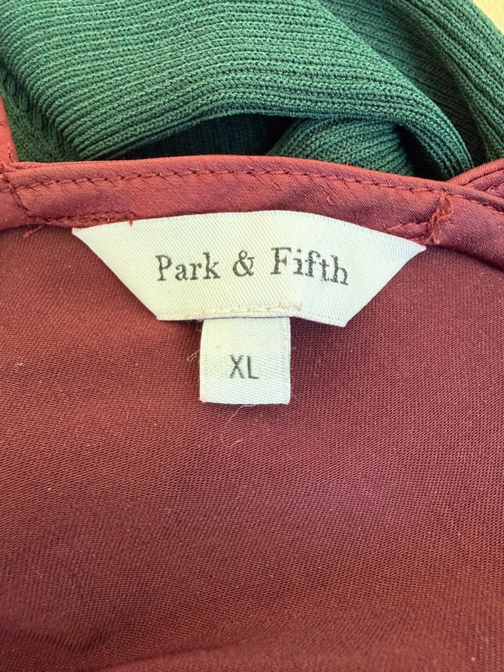 Park & Fifth Burgundy Slip Maxi Dress - Picture 12 of 13